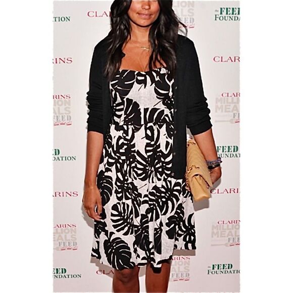 New. Rachel Roy palm leaf bandeau dress. Size 4. - Picture 3 of 12